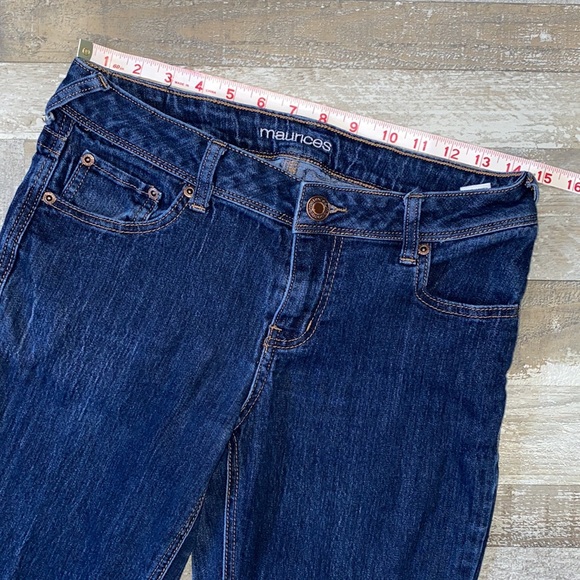 Women's Maurice's Boot Cut Factory Distressed Jeans - Size 6L - Picture 4 of 10